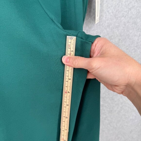 Zac Rachel Womens Figure Defining Pull On Ankle Length Pant Size XL Bayberry NEW - Picture 11 of 12